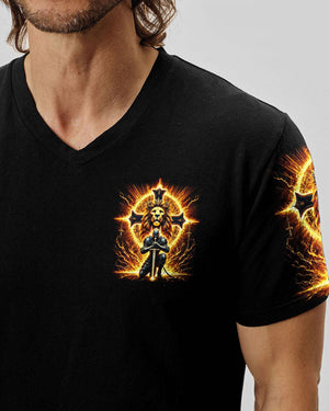 God Gives His Hardest Battles Men's All Over Print Shirt - Tytd2810241