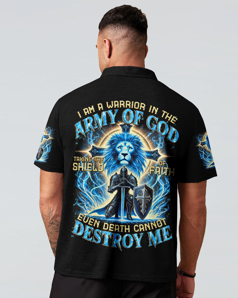 I Am A Warrior In The Army Of God Men's All Over Print Shirt - Tytd2911242