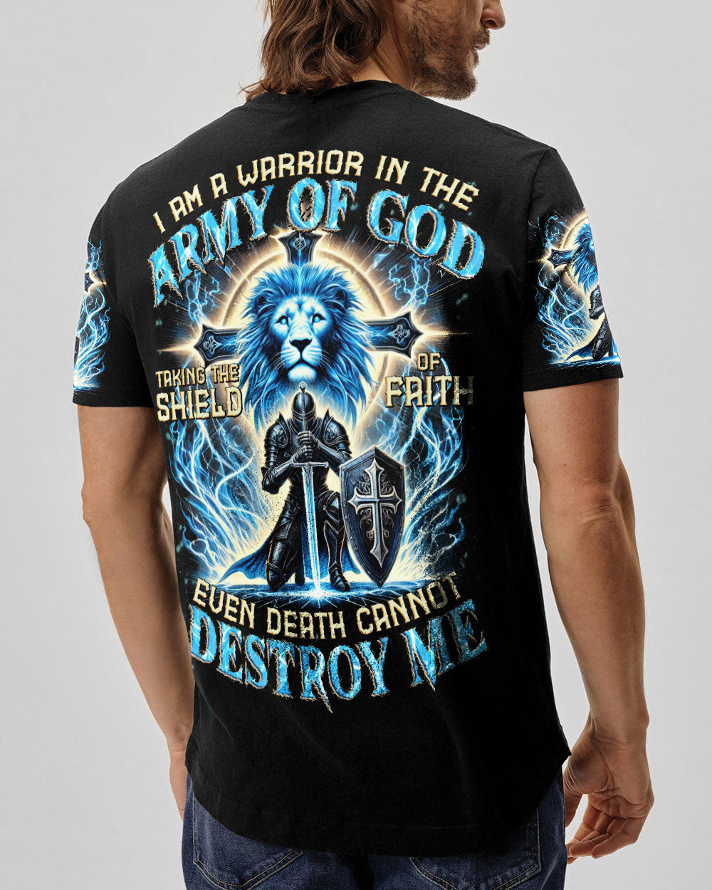 I Am A Warrior In The Army Of God Men's All Over Print Shirt - Tytd2911242