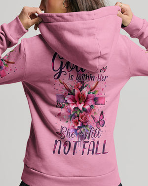 She Will Not Fall Women's All Over Print Shirt - Tytm0401243