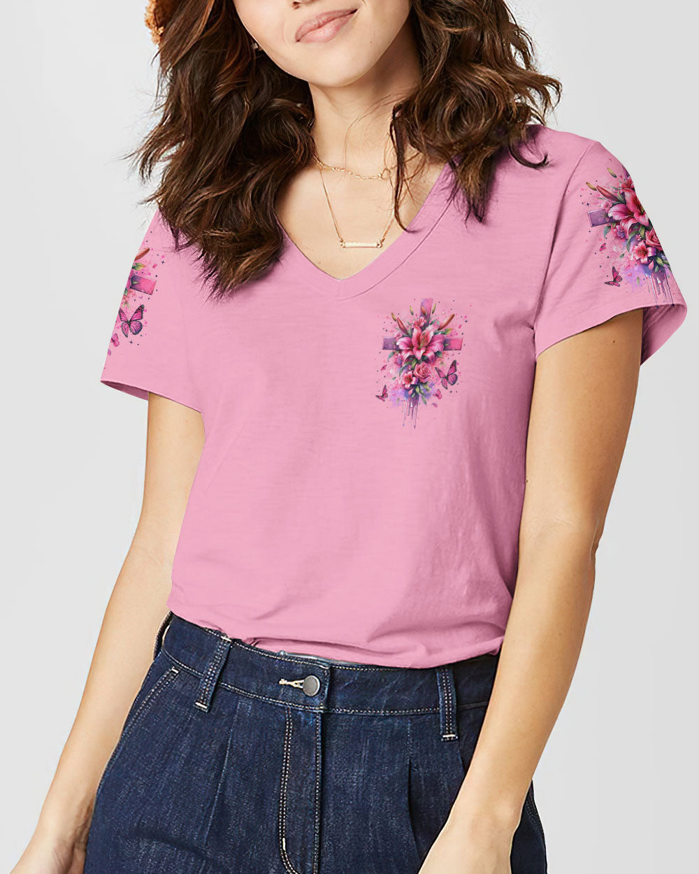 She Will Not Fall Women's All Over Print Shirt - Tytm0401243