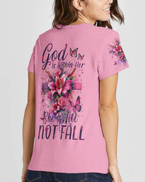 She Will Not Fall Women's All Over Print Shirt - Tytm0401243