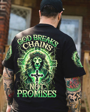 God Breaks Chains Not Promises Lion Men's All Over Print Shirt - Tytm0403251