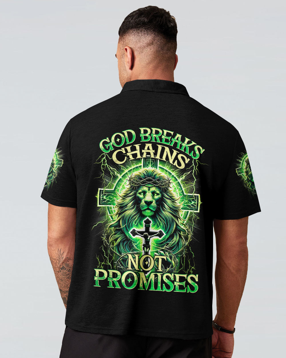 God Breaks Chains Not Promises Lion Men's All Over Print Shirt - Tytm0403251