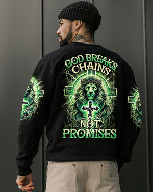 God Breaks Chains Not Promises Lion Men's All Over Print Shirt - Tytm0403251
