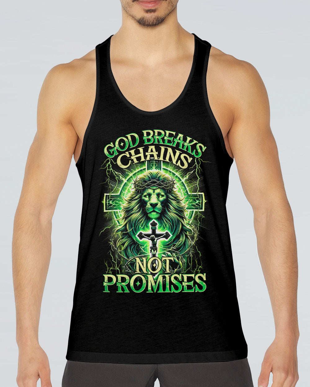 God Breaks Chains Not Promises Lion Men's All Over Print Shirt - Tytm0403251