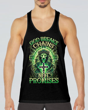 God Breaks Chains Not Promises Lion Men's All Over Print Shirt - Tytm0403251
