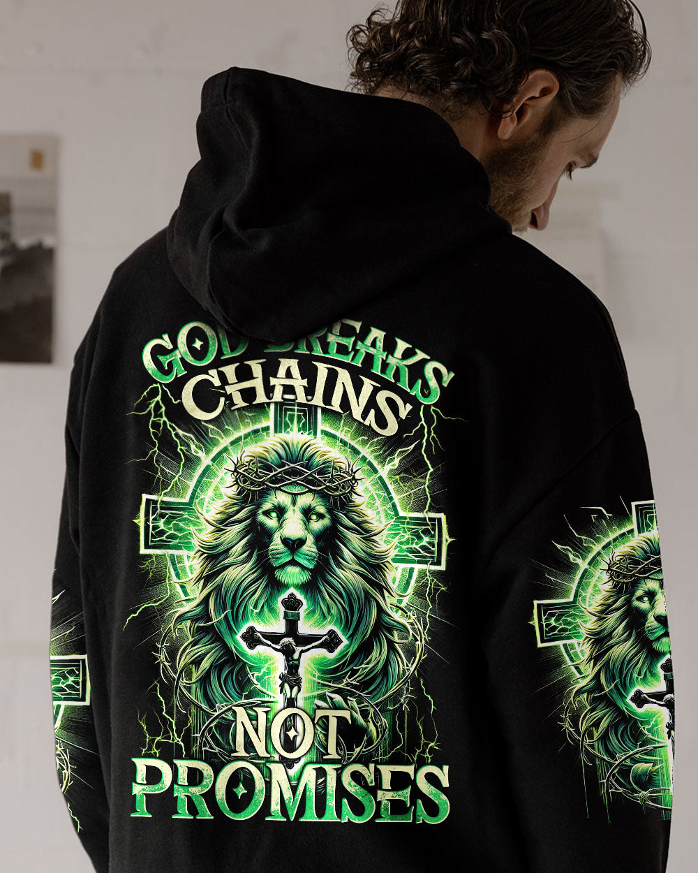 God Breaks Chains Not Promises Lion Men's All Over Print Shirt - Tytm0403251