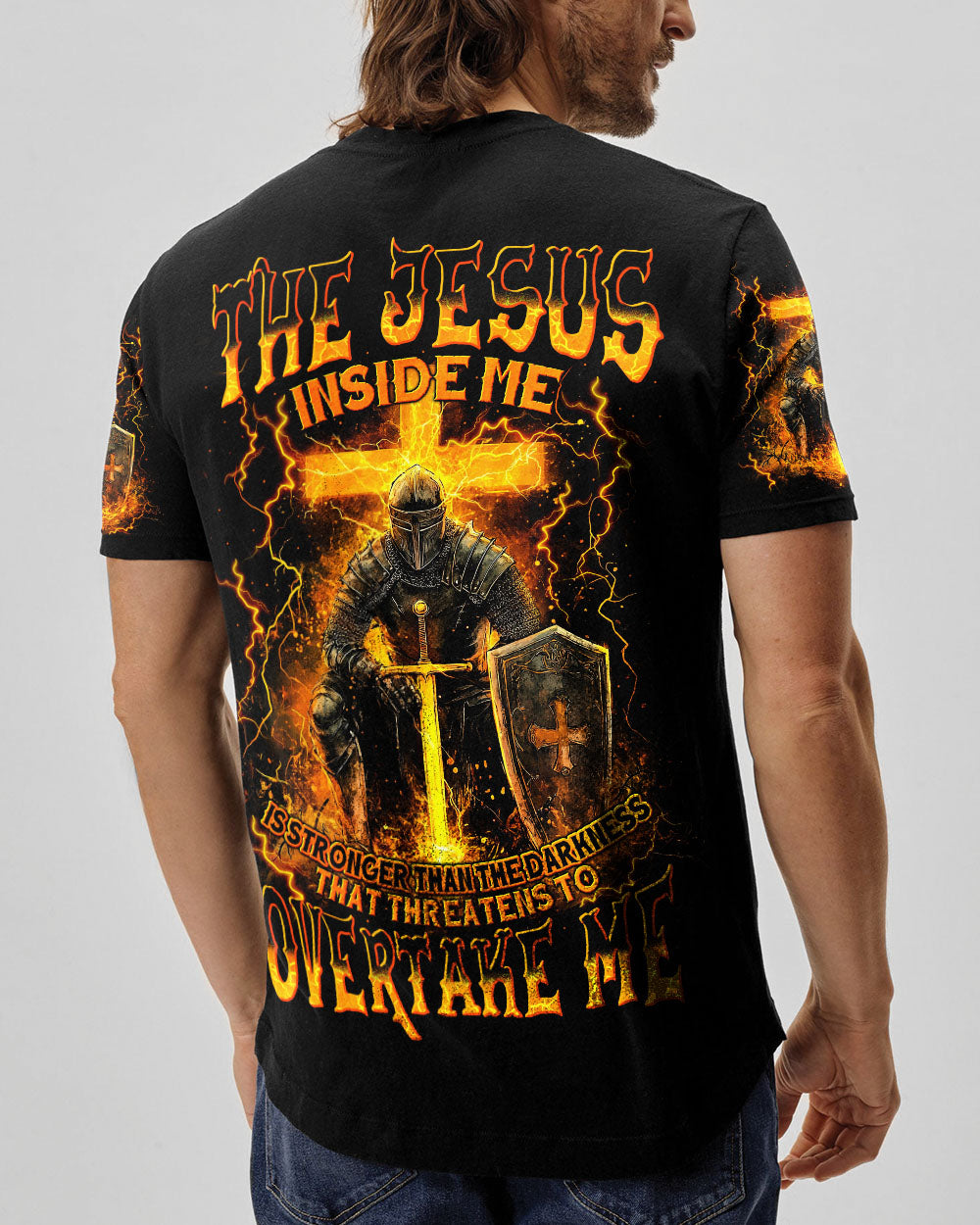 The Jesus Inside Me Men's All Over Print Shirt - Tytm0712241