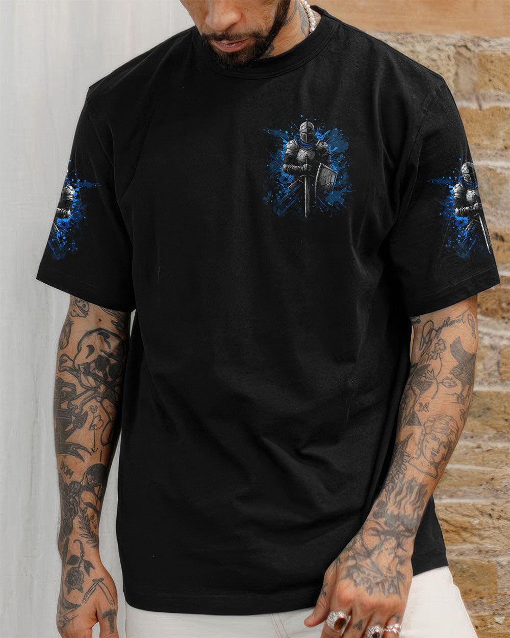 A Child Of God A Man Of Faith Men's All Over Print Shirt - Tytm0907252