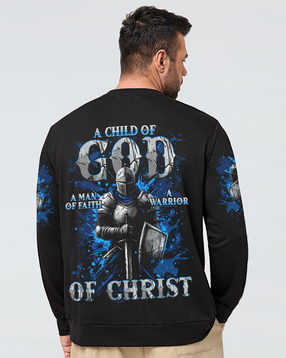 A Child Of God A Man Of Faith Men's All Over Print Shirt - Tytm0907252