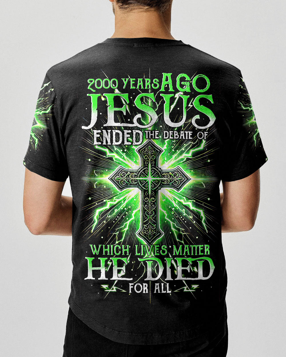 Jesus Ended The Debate Men's All Over Print Shirt - Tytm1610242