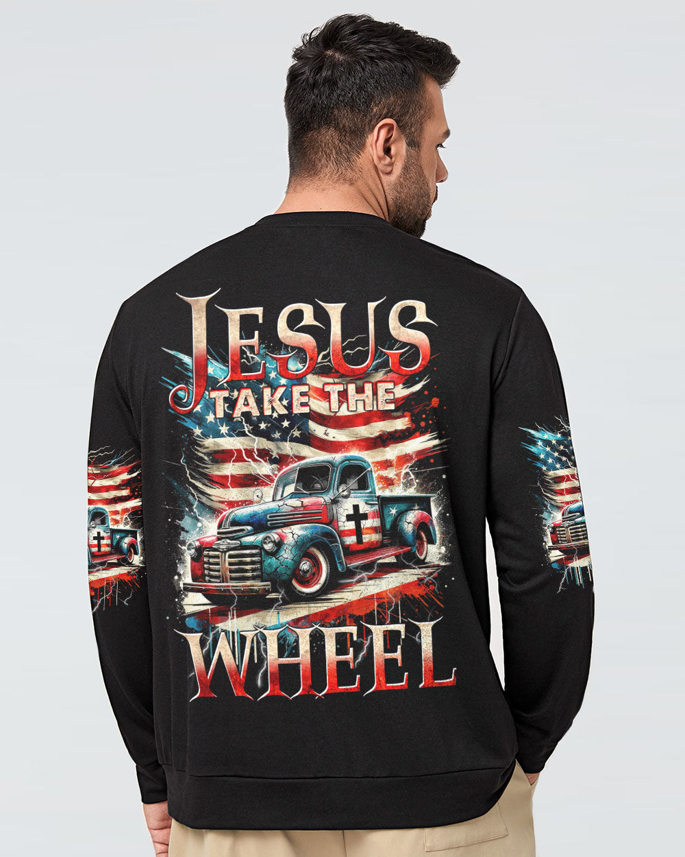 Jesus Take The Wheel Men's All Over Print Shirt - Tytm2011233