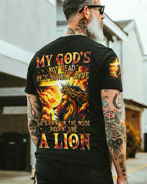 My God's Not Dead Lion Men's All Over Print Shirt - Tytm2301243