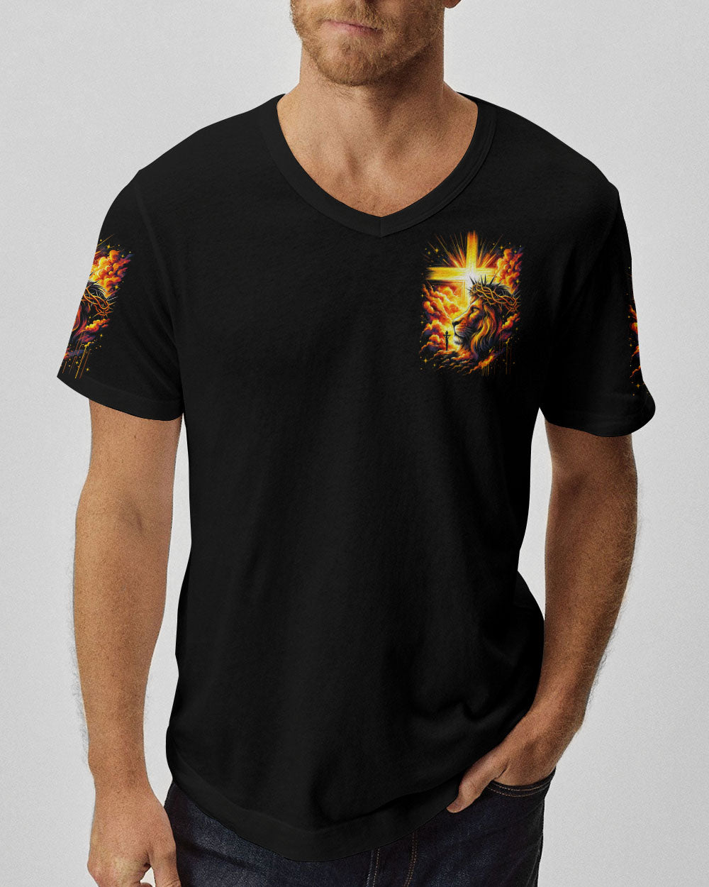 My God's Not Dead Lion Men's All Over Print Shirt - Tytm2301243