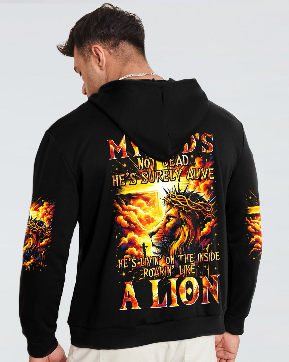 My God's Not Dead Lion Men's All Over Print Shirt - Tytm2301243