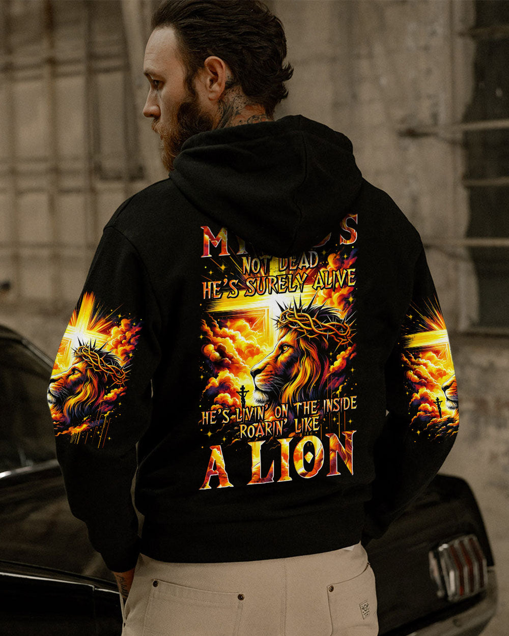My God's Not Dead Lion Men's All Over Print Shirt - Tytm2301243