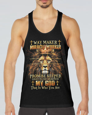 Way Maker Miracle Worker Lion Men's All Over Print Shirt - Tytm2304244