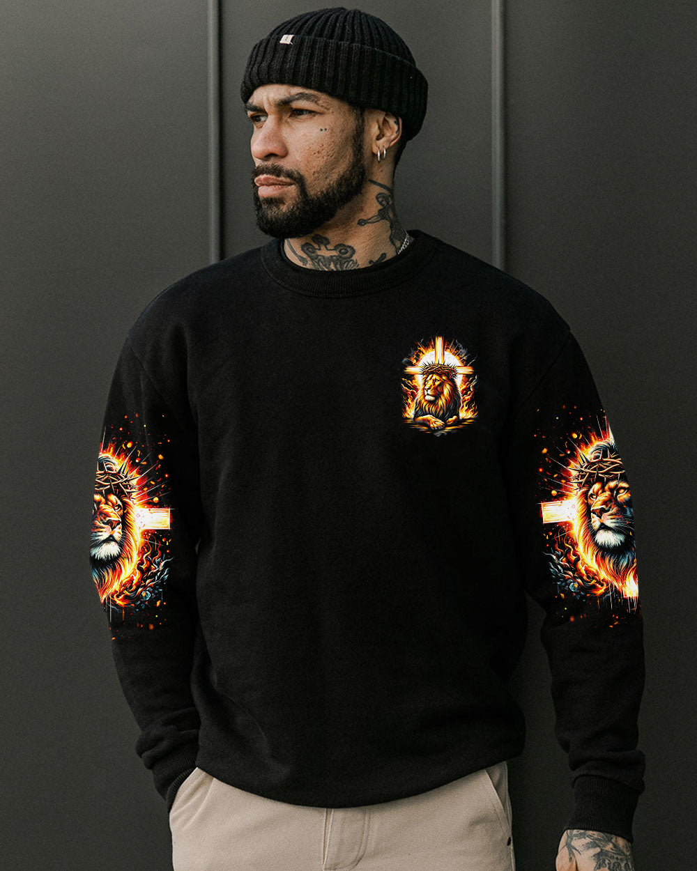 The Lion Of Judah Men's All Over Print Shirt - Tytm2401241