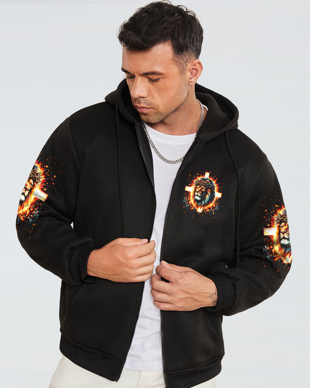 The Lion Of Judah Men's All Over Print Shirt - Tytm2401241