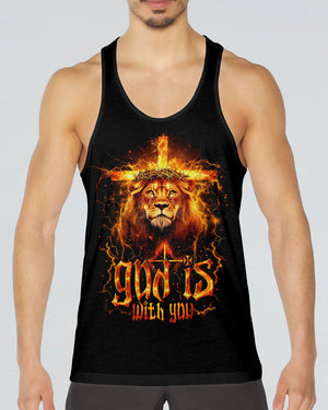 God Is With You Lion Men's All Over Print Shirt - Tytm2512243