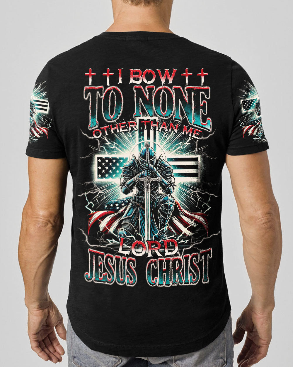 I Bow To None Other Than The Lord Men's All Over Print Shirt - Tytm2810242