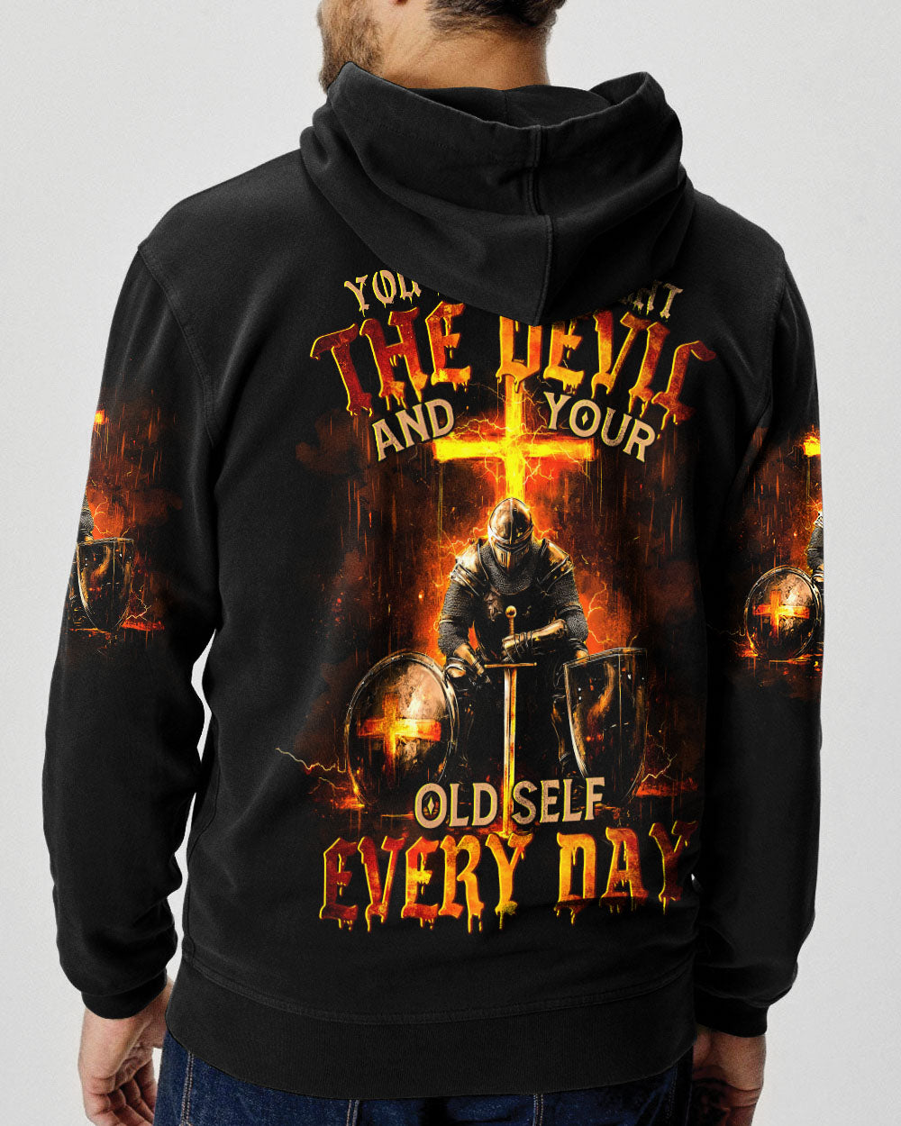 You Have To Fight The Devil Men's All Over Print Shirt - Tytm2911241