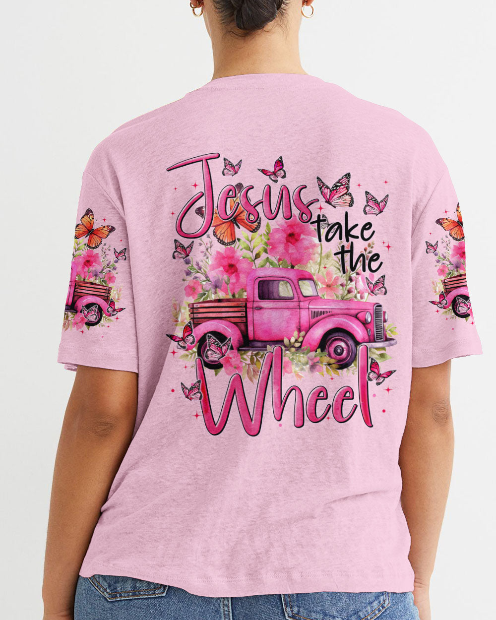 Jesus Take The Wheel Women's All Over Print Shirt - Tytm2912231