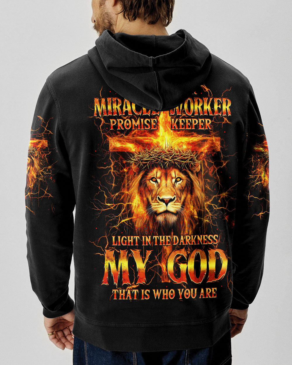 Way Maker Miracle Worker Lion Men's All Over Print Shirt - Tytm3006252
