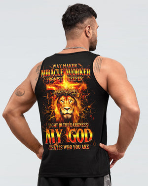 Way Maker Miracle Worker Lion Men's All Over Print Shirt - Tytm3006252