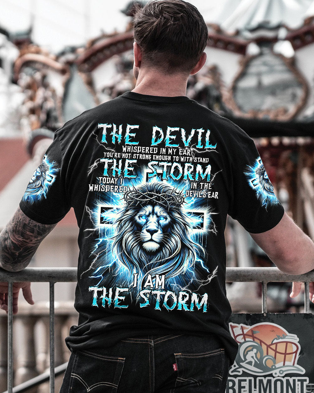I Am The Storm Lion Men's All Over Print Shirt - Tytm3010241