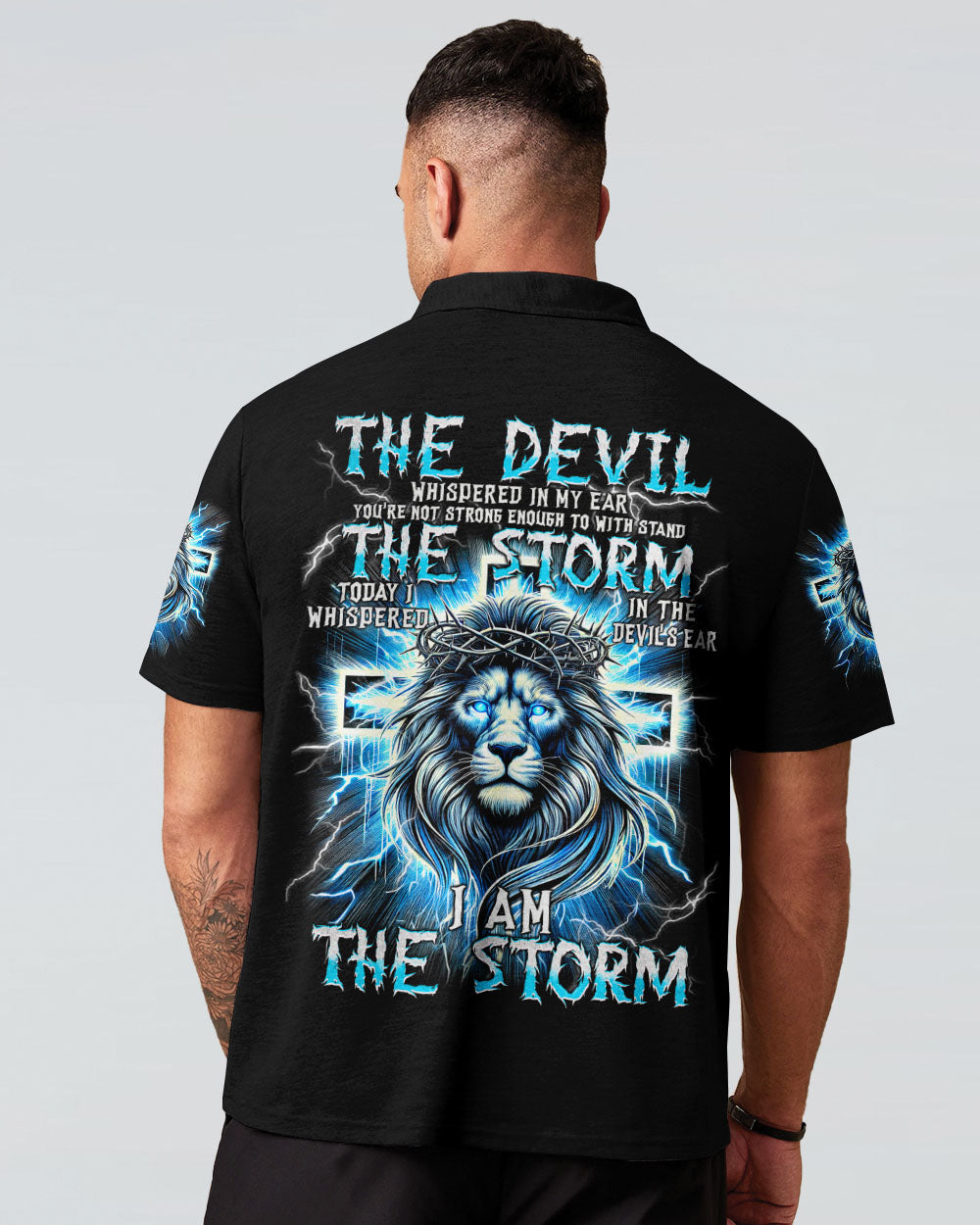I Am The Storm Lion Men's All Over Print Shirt - Tytm3010241