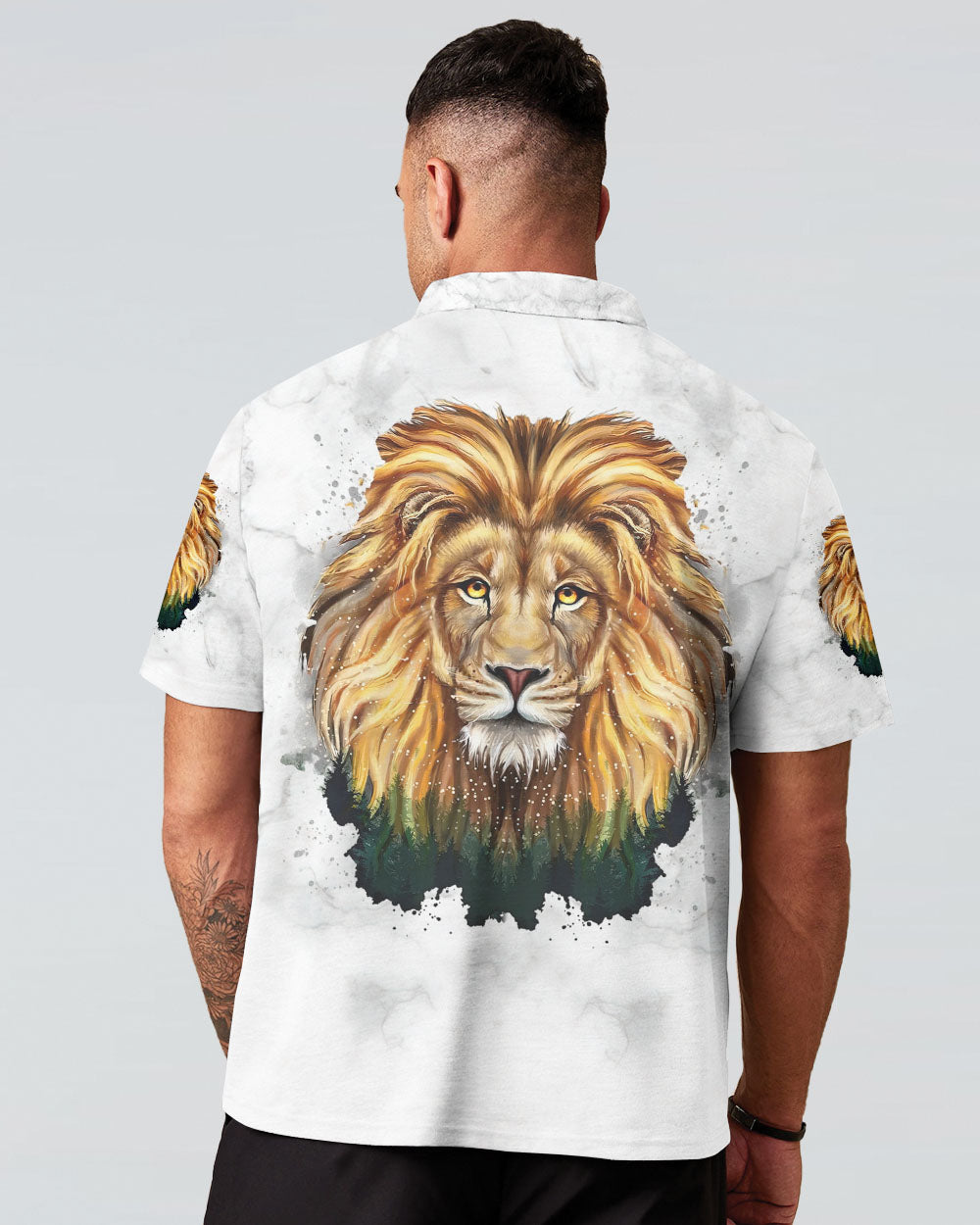Lion Yeshua Men's All Over Print Shirt - Yhln2006242