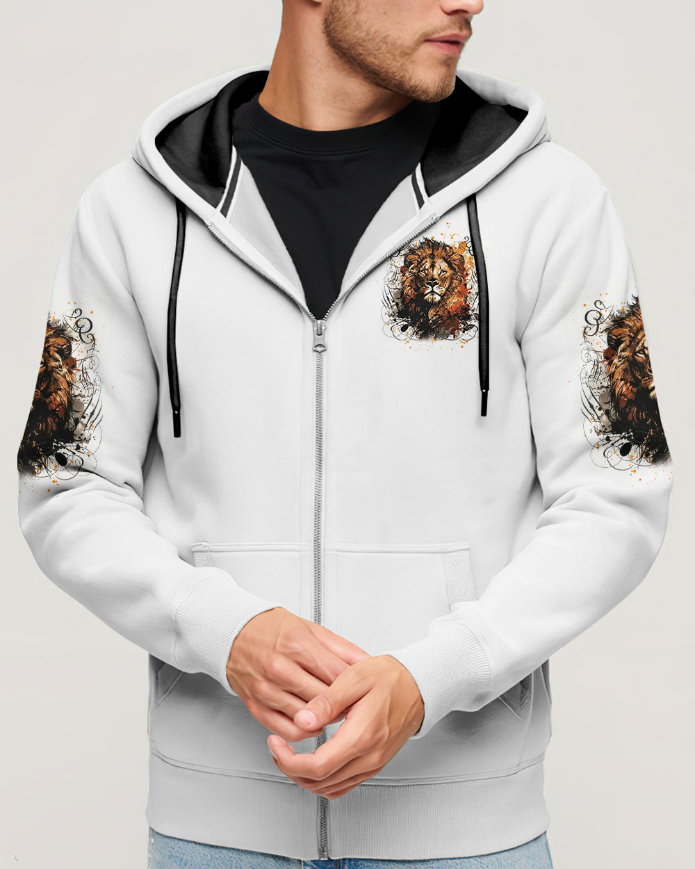 Man of Faith Lion Men's All Over Print Shirt - Yhdu0901251