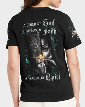 A Child Of God A Woman Of Faith Women's All Over Print Shirt - Yhdu0907243