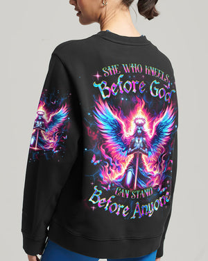 She Who Kneels Before God Women's All Over Print Shirt - Yhdu1005244