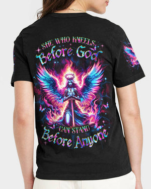 She Who Kneels Before God Women's All Over Print Shirt - Yhdu1005244