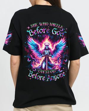 She Who Kneels Before God Women's All Over Print Shirt - Yhdu1005244
