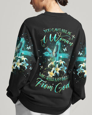 You Can't Break A Woman Who Seeks Women's All Over Print Shirt - Yhdu1411234