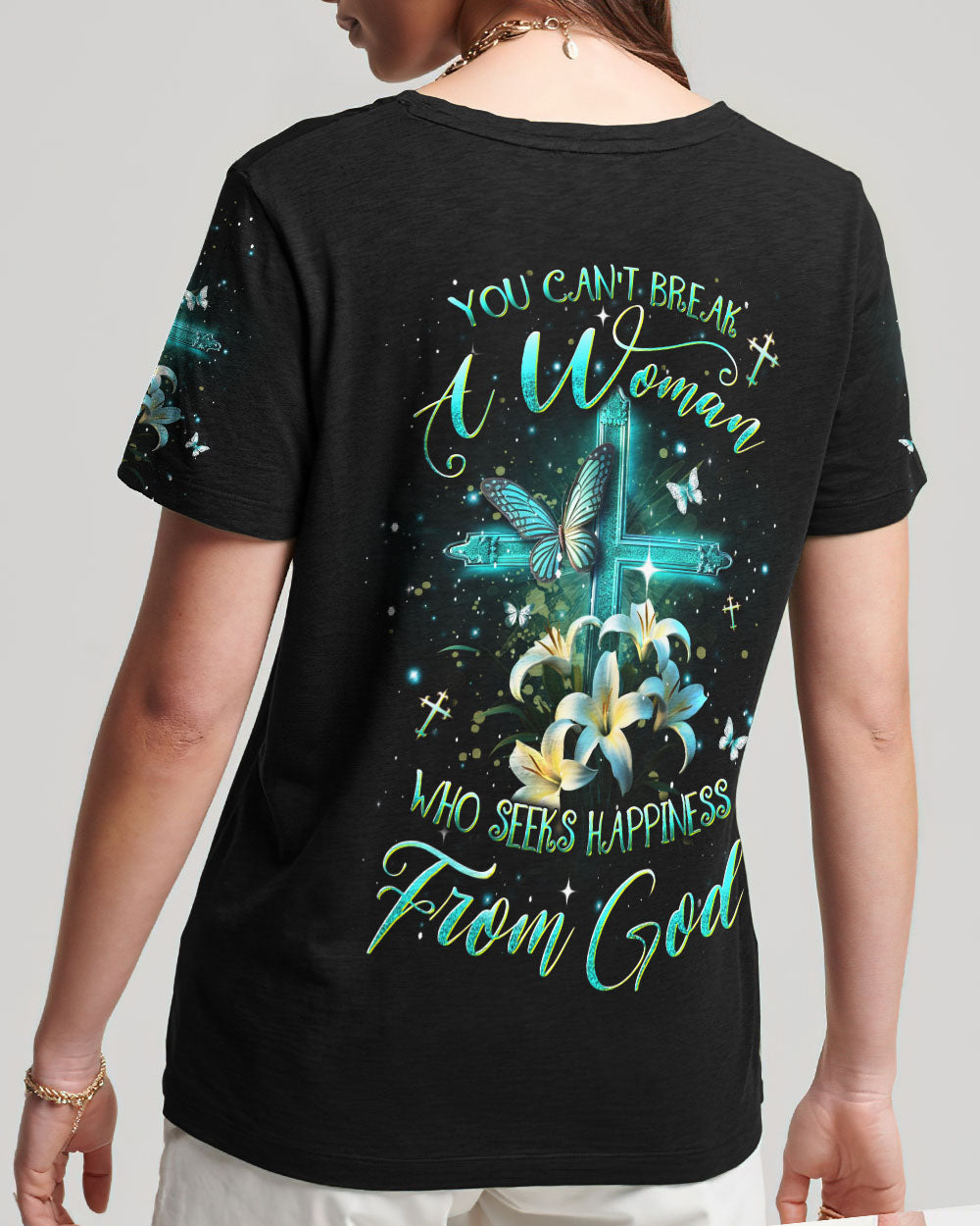 You Can't Break A Woman Who Seeks Women's All Over Print Shirt - Yhdu1411234