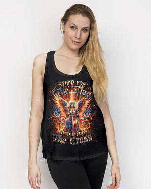 Stand For The Flag Kneel For The Cross Women's All Over Print Shirt - Yhdu2105242