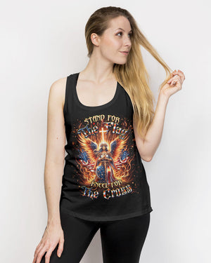 Stand For The Flag Kneel For The Cross Women's All Over Print Shirt - Yhdu2105242