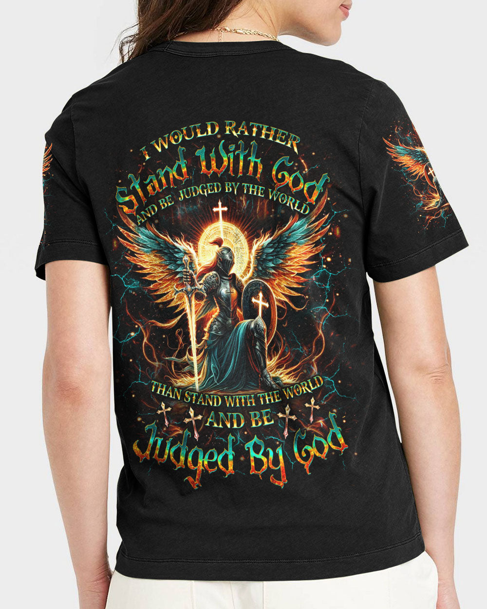 I Would Rather Stand With God Women's All Over Print Shirt - Yhdu2305242