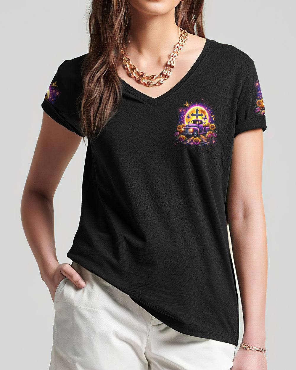 When God Steps In Miracles Happen Women's All Over Print Shirt - Yhdu3101241