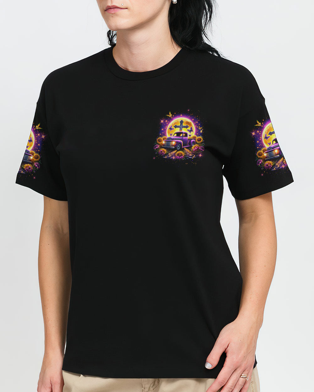When God Steps In Miracles Happen Women's All Over Print Shirt - Yhdu3101241
