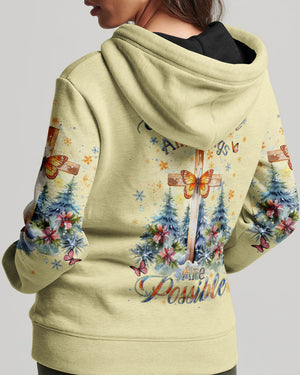With God All Things Are Possible Women's All Over Print Shirt - Yhdu3110231
