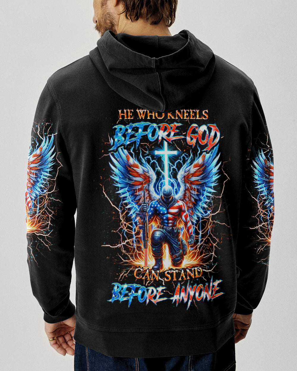 He Who Kneels Before God Warrior Men's All Over Print Shirt - Yhhn0205241
