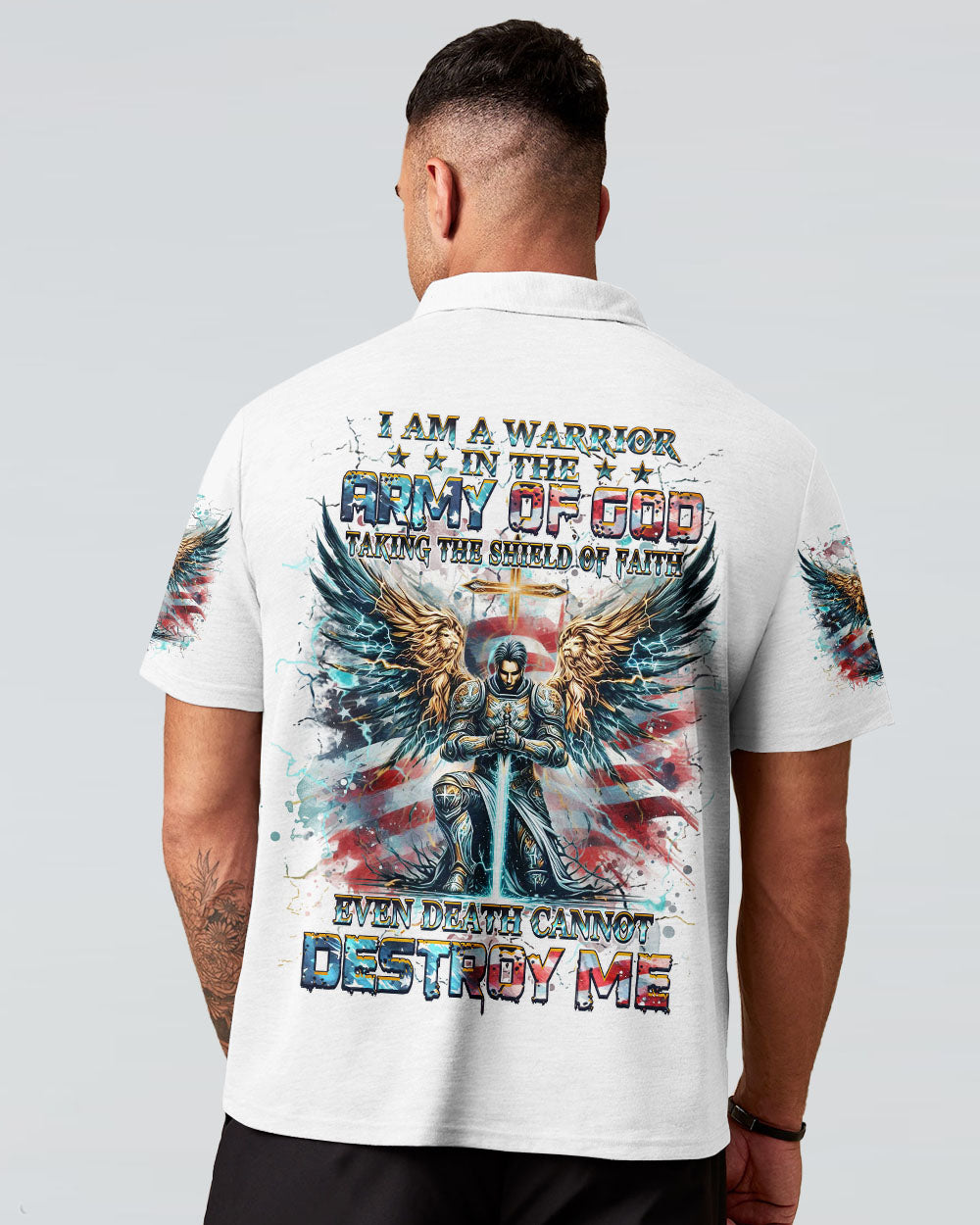 I Am A Warrior In The Army Of God Men's All Over Print Shirt - Yhhn0212243