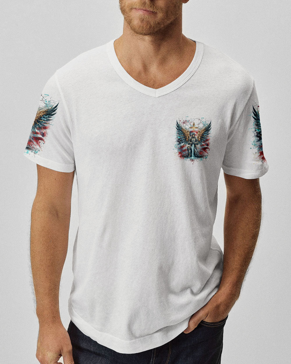 I Am A Warrior In The Army Of God Men's All Over Print Shirt - Yhhn0212243