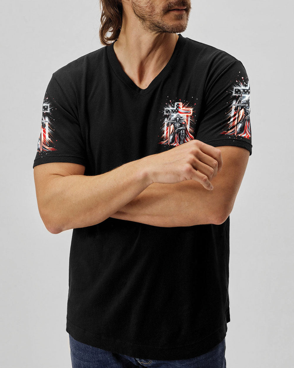 A Warrior Of Christ Men's All Over Print Shirt - Yhhn0403252